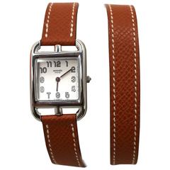 Hermès Cape Cod Watch, 23mm with long double tour strap