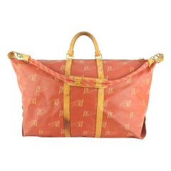 Louis Vuitton Red Americas Cup Calvi Messenger Bag Leather Plastic  ref.219046 - Joli Closet