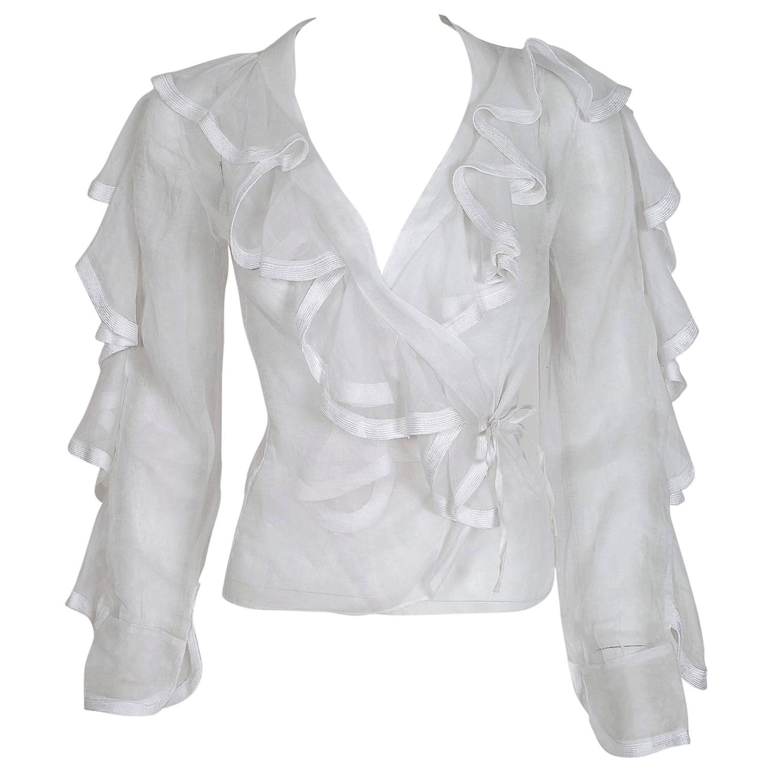 white dress blouses