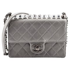 Chanel Chic Pearls Flap Bag Quilted Goatskin with Acrylic Beads Small