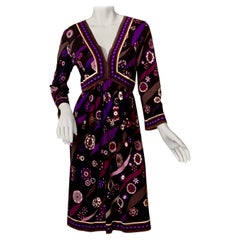 1970's Colorful Emilio Pucci Silk Jersey Dress