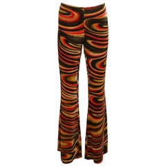 Tom Ford für Gucci Glockenhose aus Samt:: ca. 1999