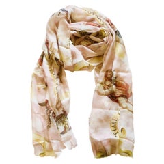 Dolce & Gabbana Angels Amore e
Belezza Printed silk scarf wrap