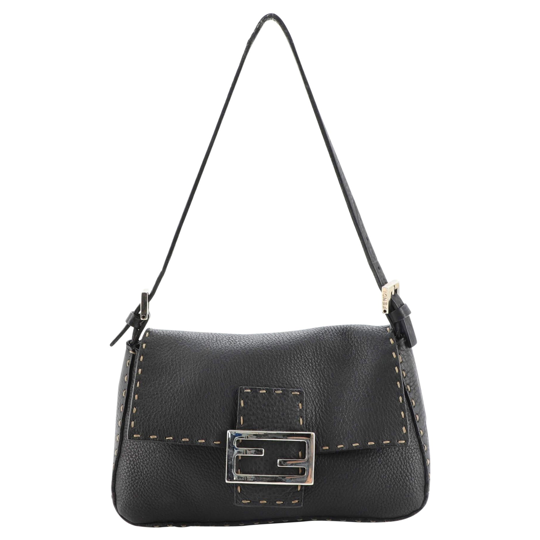 Fendi Mama Forever Bag Selleria Leather Mini