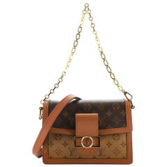 Louis Vuitton Ebene Reverse Monogram Coated Canvas Mini Dauphine Shoulder  Bag Gold Hardware, 2020 Available For Immediate Sale At Sotheby's