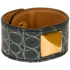 Hermès Crocodile Medor Bracelet 11