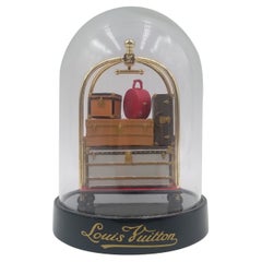 "The Trunk and Bag Trolley" Louis Vuitton Snow Globe