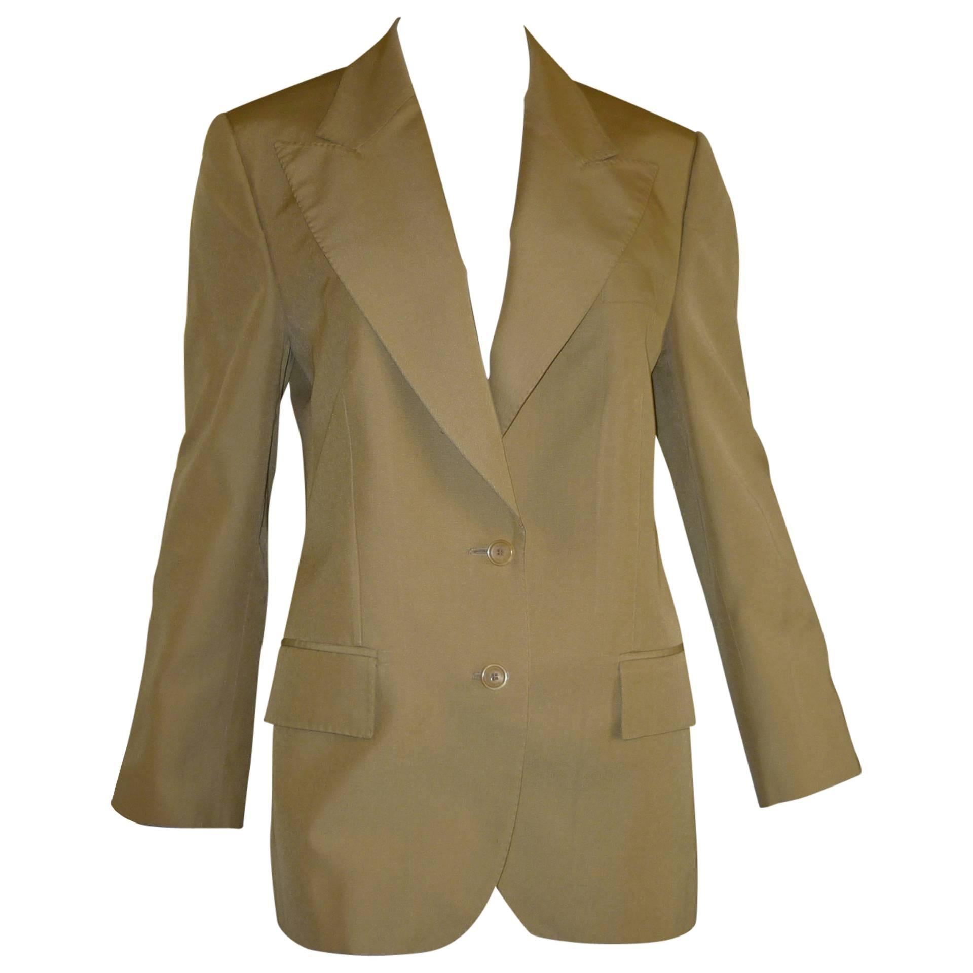  Gucci All Silk Jacket, 2000s For Sale