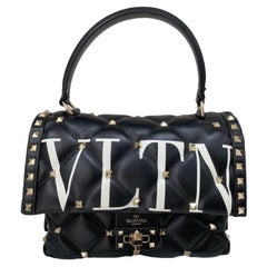 Valentino Candystud Black Handbag