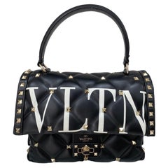 Valentino - Sac à main Candystud noir