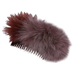 Sequin Leaf and Fox Comb