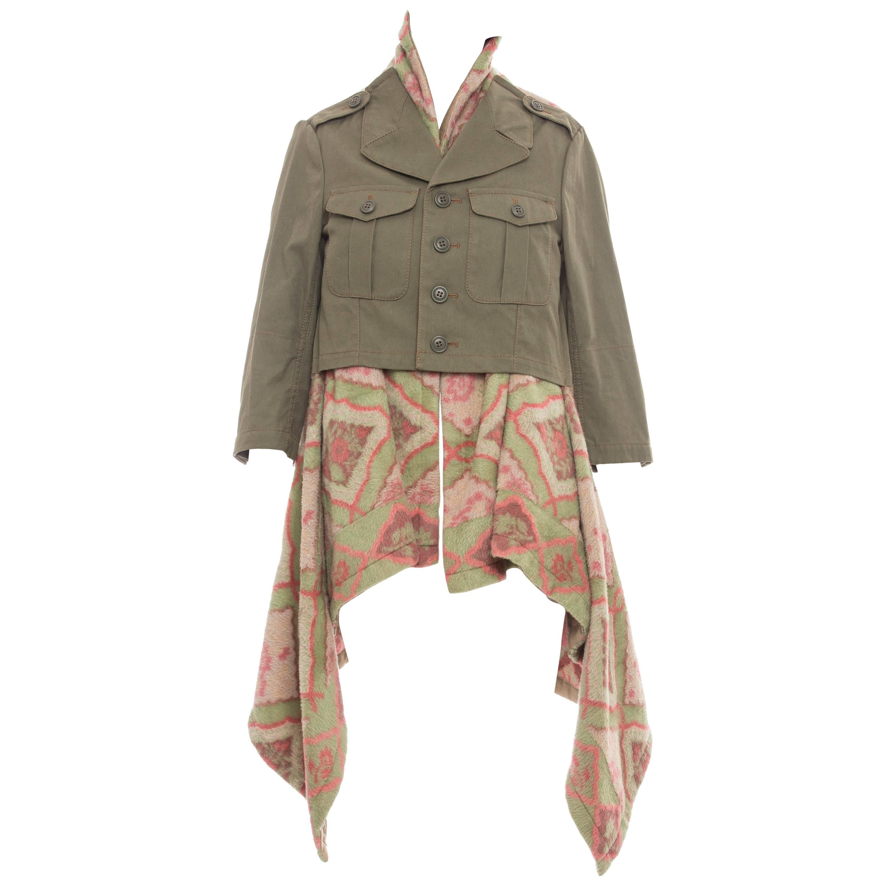 Comme des Garcons Coat With Layered Fleece Inset, Fall 2009