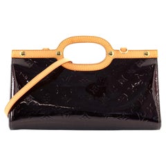 Louis Vuitton Vernis Leather Monogram Roxbury Drive Bag Ivory