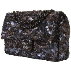 RUNWAY Chanel Hand-Embroidered 24cm 'Sac Classique' Medium Flap Shoulder Bag