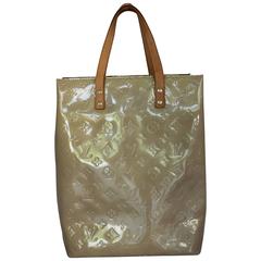 Louis Vuitton Mustard Vernis Reade MM Long Tote - circa 2001 2