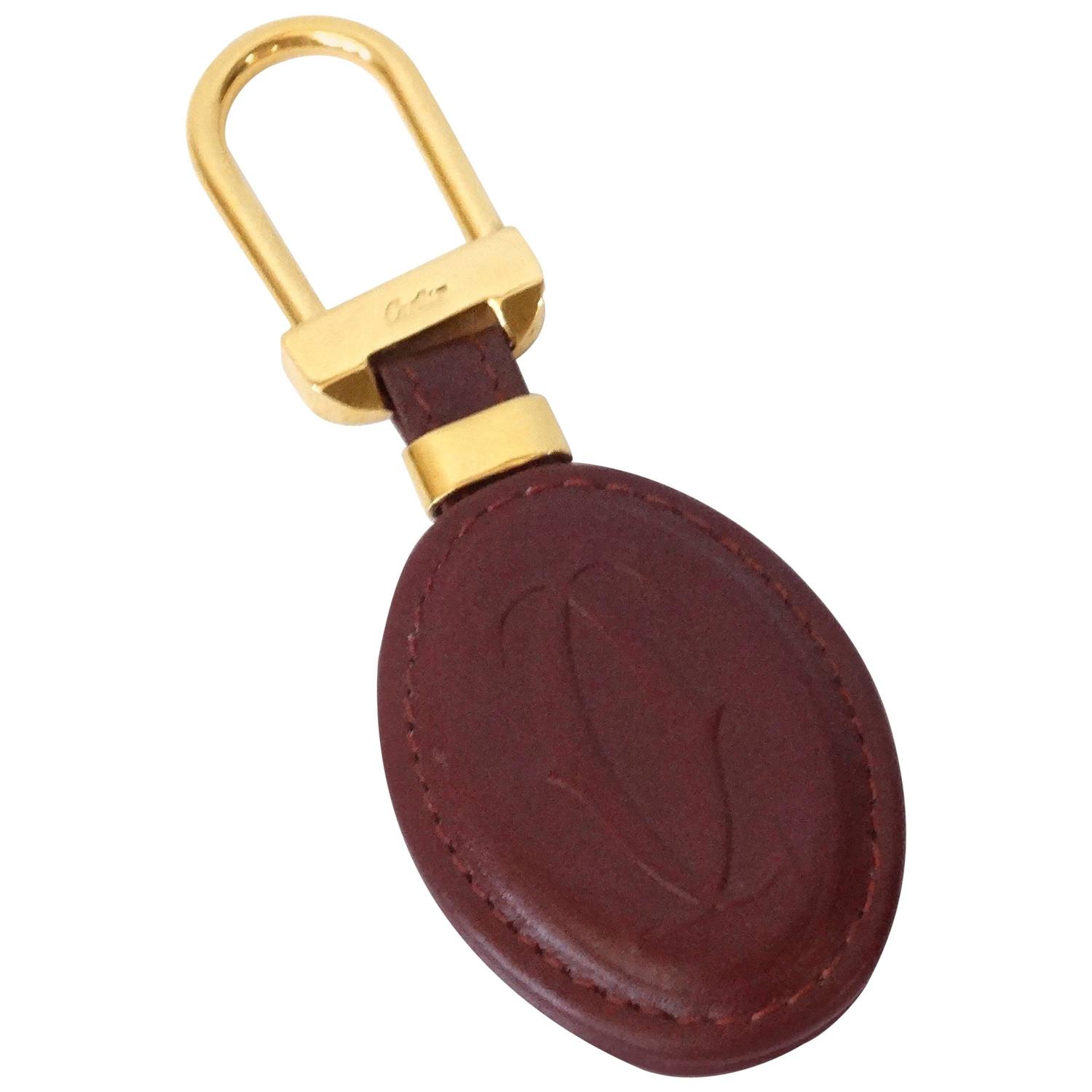1980s Cartier Leather Keychain at 1stdibs