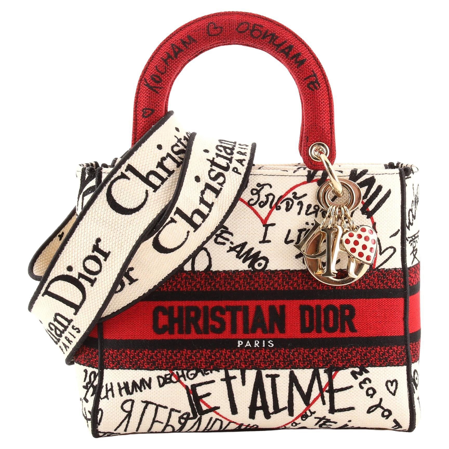 Christian Dior Lady Dior Handbag Micro Cannage Perforated Calfskin ...
