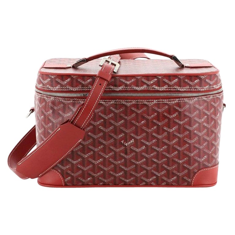 Goyard Convertible Cosmetic Train Case Coated Canvas at 1stDibs