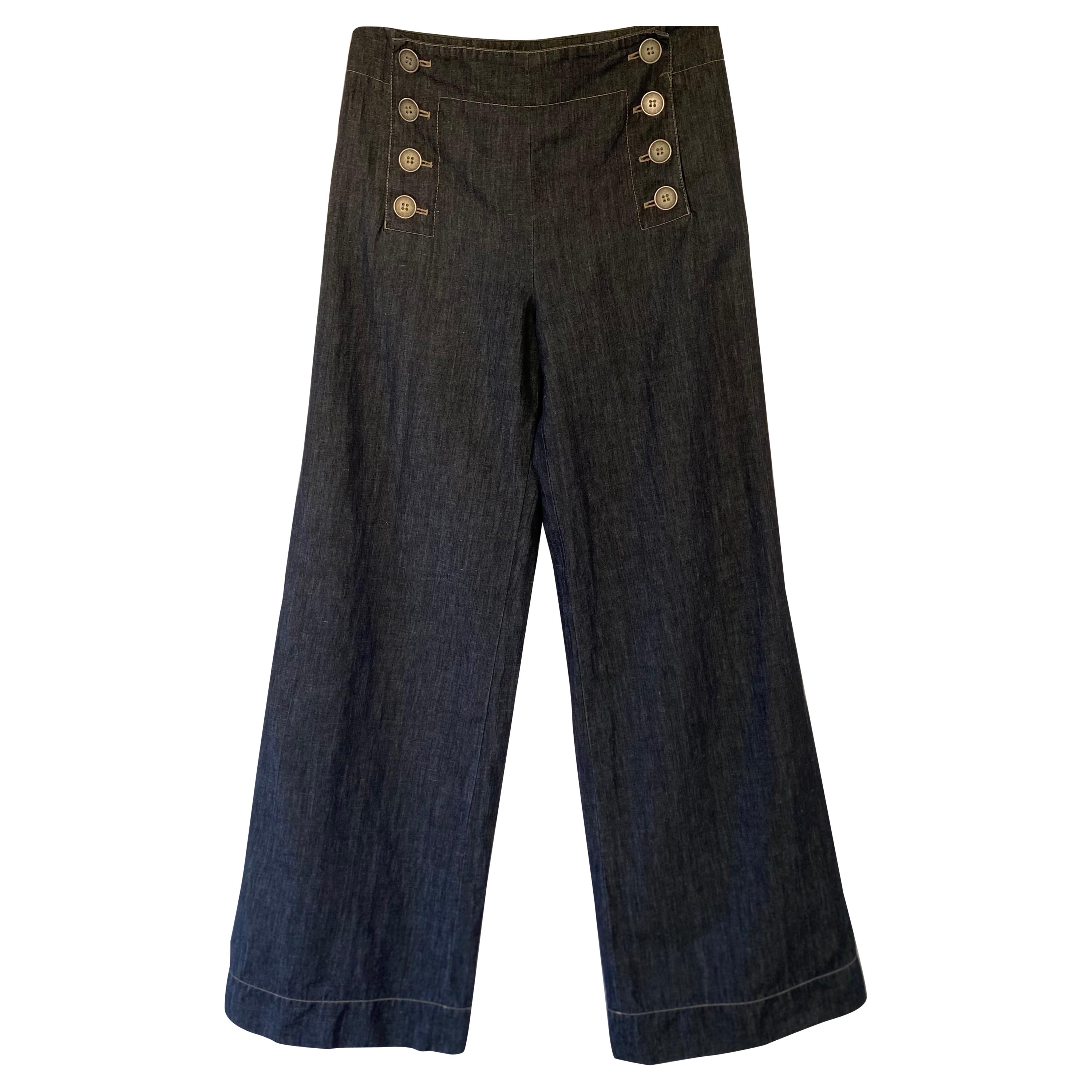 Jean Paul Gaultier Vintage Iconic Sailor Jeans at 1stDibs | jean paul ...