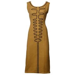 1960s Extremely Rare Early Pre-Orange Label Missoni Dress with Mod Design 12
