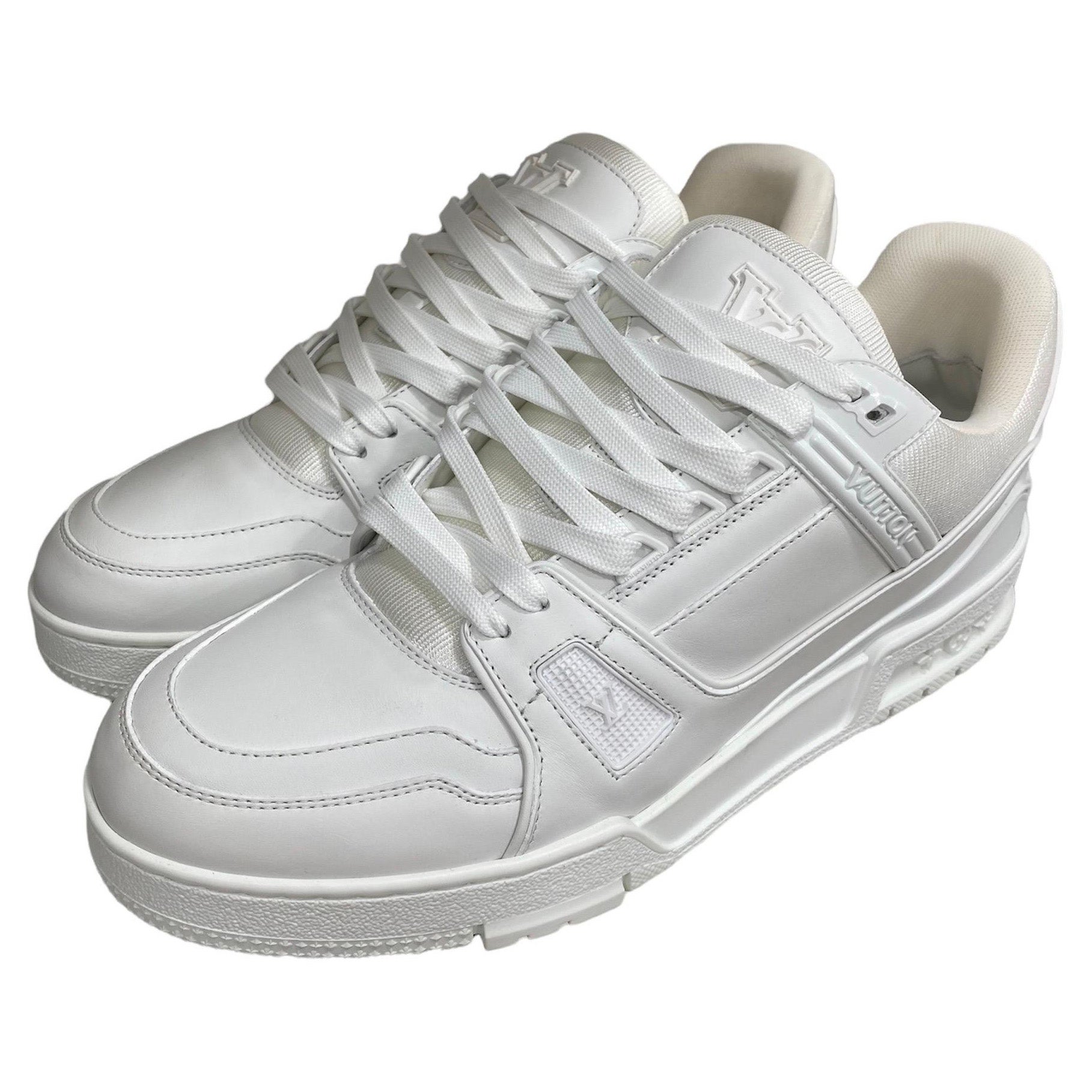 white lv sneakers men