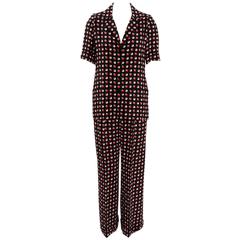 Yves Saint Laurent Haute Couture Trousers Suit, Circa 1973 4