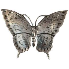 Cini Sterling Butterfly Brooch