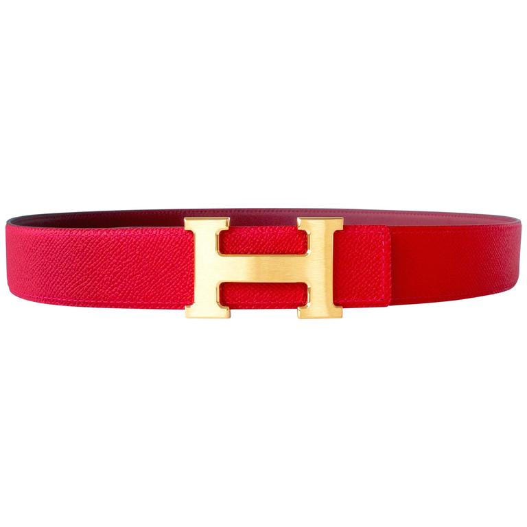 2013 Hermès Rouge Casaque Epsom Leather Constance 18 at 1stDibs  hermes  constance 18 red, hermes constance red, hermes constance rouge casaque