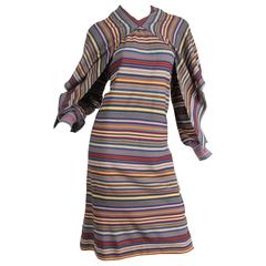 Late 1970s Missoni Dress with attached Scarf/Hood 5