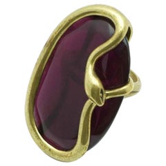 Vintage Impressive & Unique Ring in the Style of Peggy Guggenheim, 70s