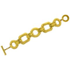Vintage Givenchy Gold Chain Link Bracelet