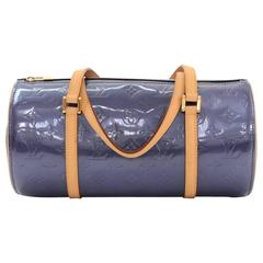 Louis Vuitton Bedford Blue Indigo Vernis Leather Handbag