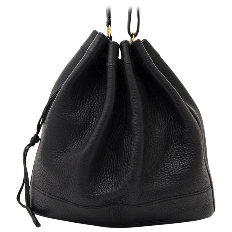 Hermes Black Market Bag at 1stDibs | hermes market bag
