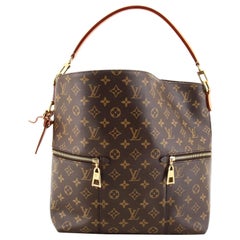 Louis Vuitton Melie Handtasche mit Monogramm aus Segeltuch