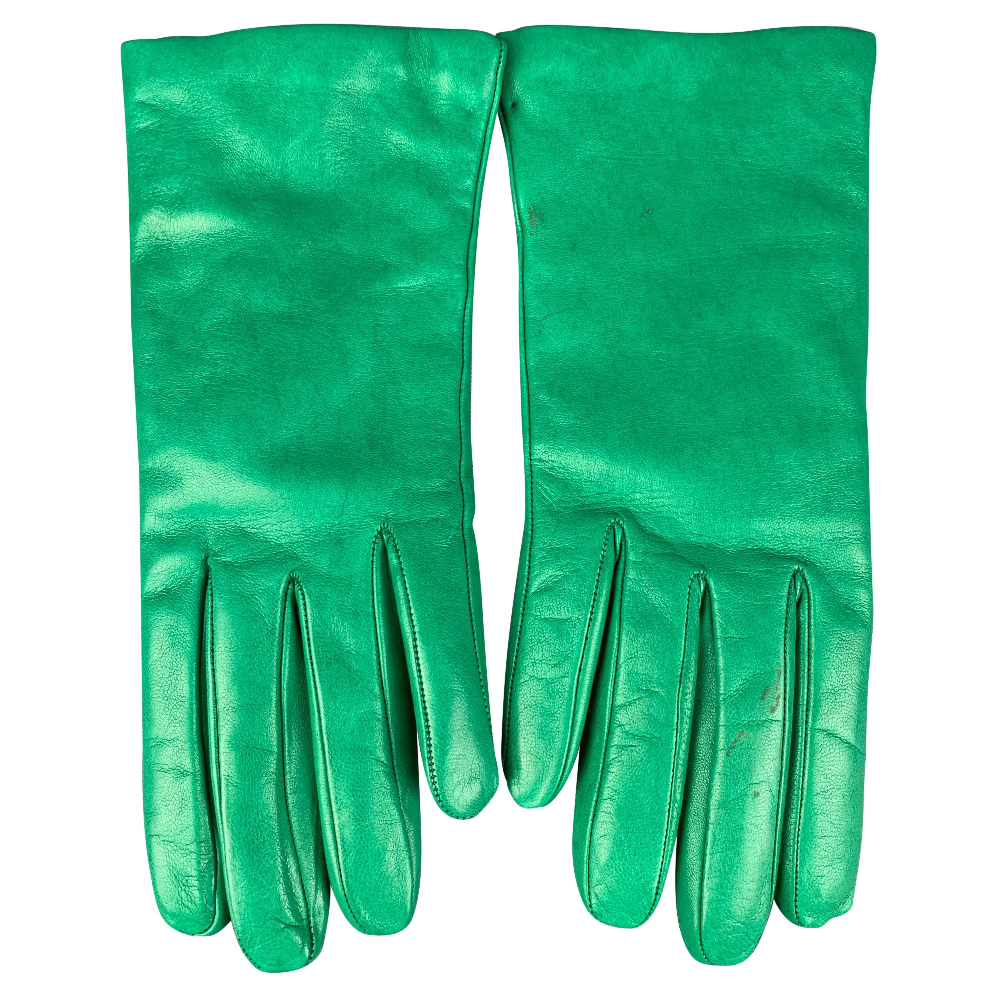 Gucci Leather Gloves - 8 For Sale on 1stDibs