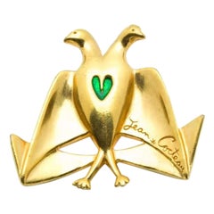 Jean Cocteau Rare Vintage Eagle Brooch Collector 1997