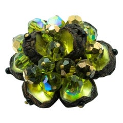 Exceptional Vintage Mirror Brooch attributed to Vautrin, 1960s