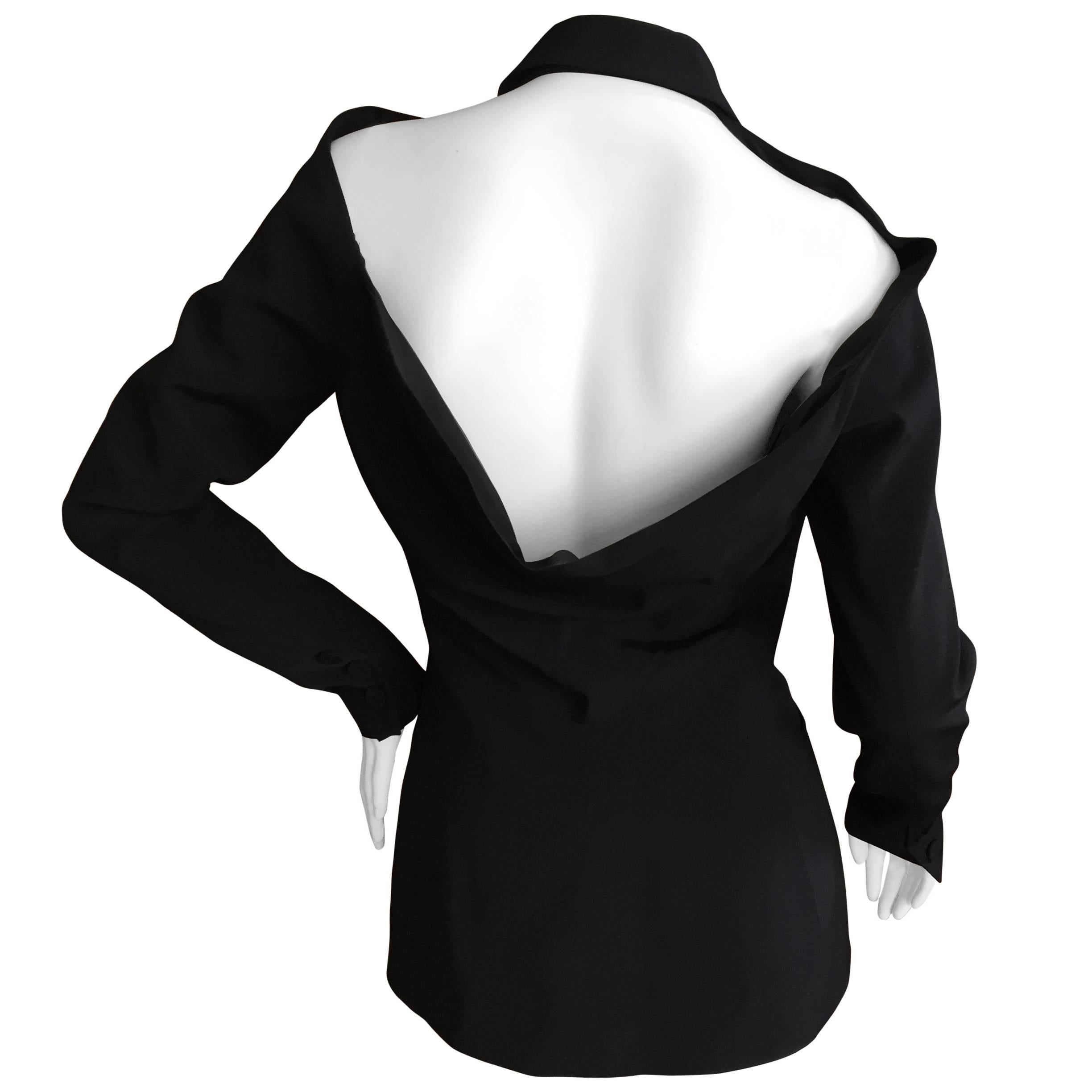 Jean Paul Gaultier 1980
s Backless Tuxedo Jacket