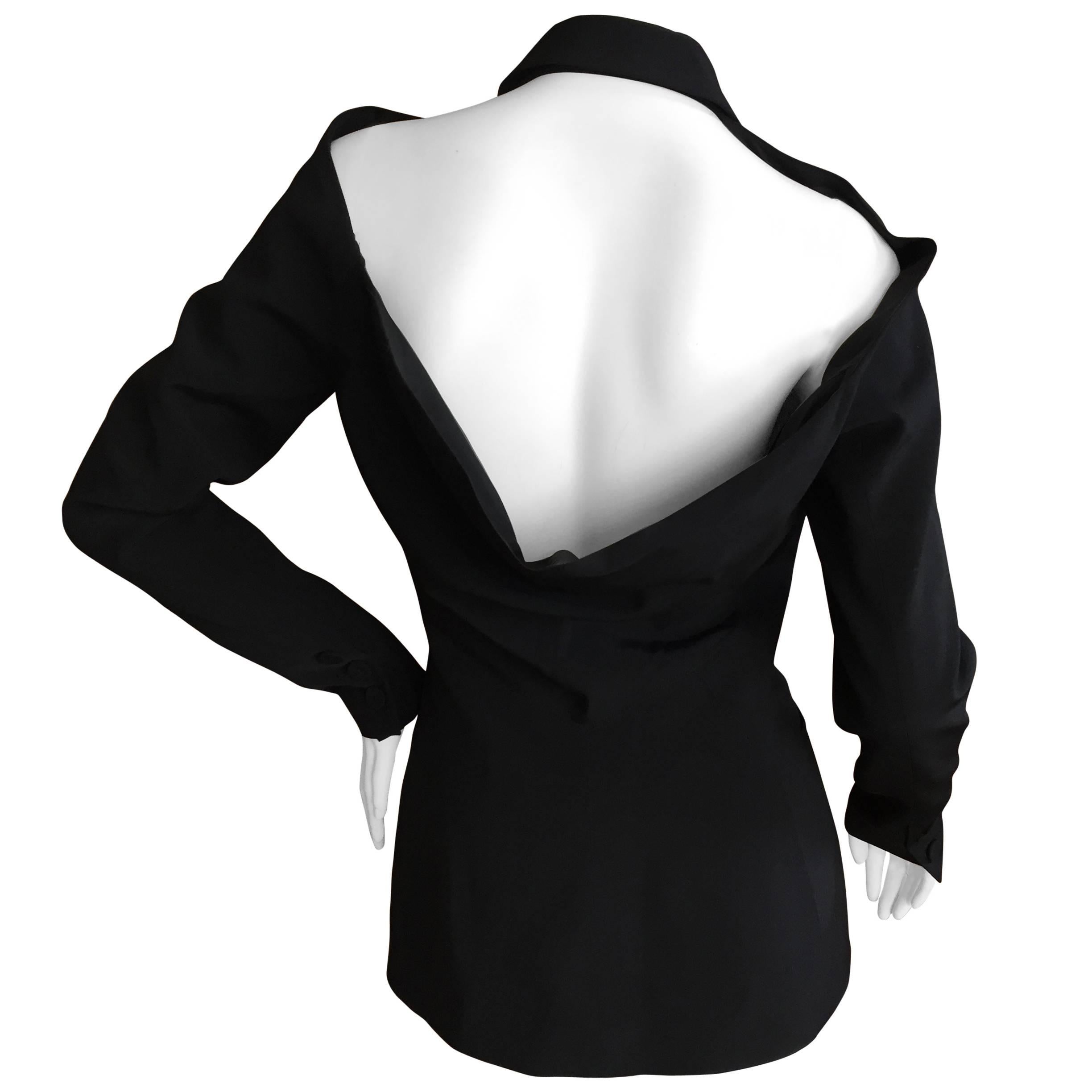 Jean Paul Gaultier 1980's Backless Tuxedo Jacket