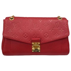 Louis Vuitton Saint Germain Red Shoulder Bag