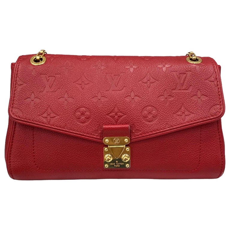 Louis Vuitton Saint Germain Red Shoulder Bag For Sale
