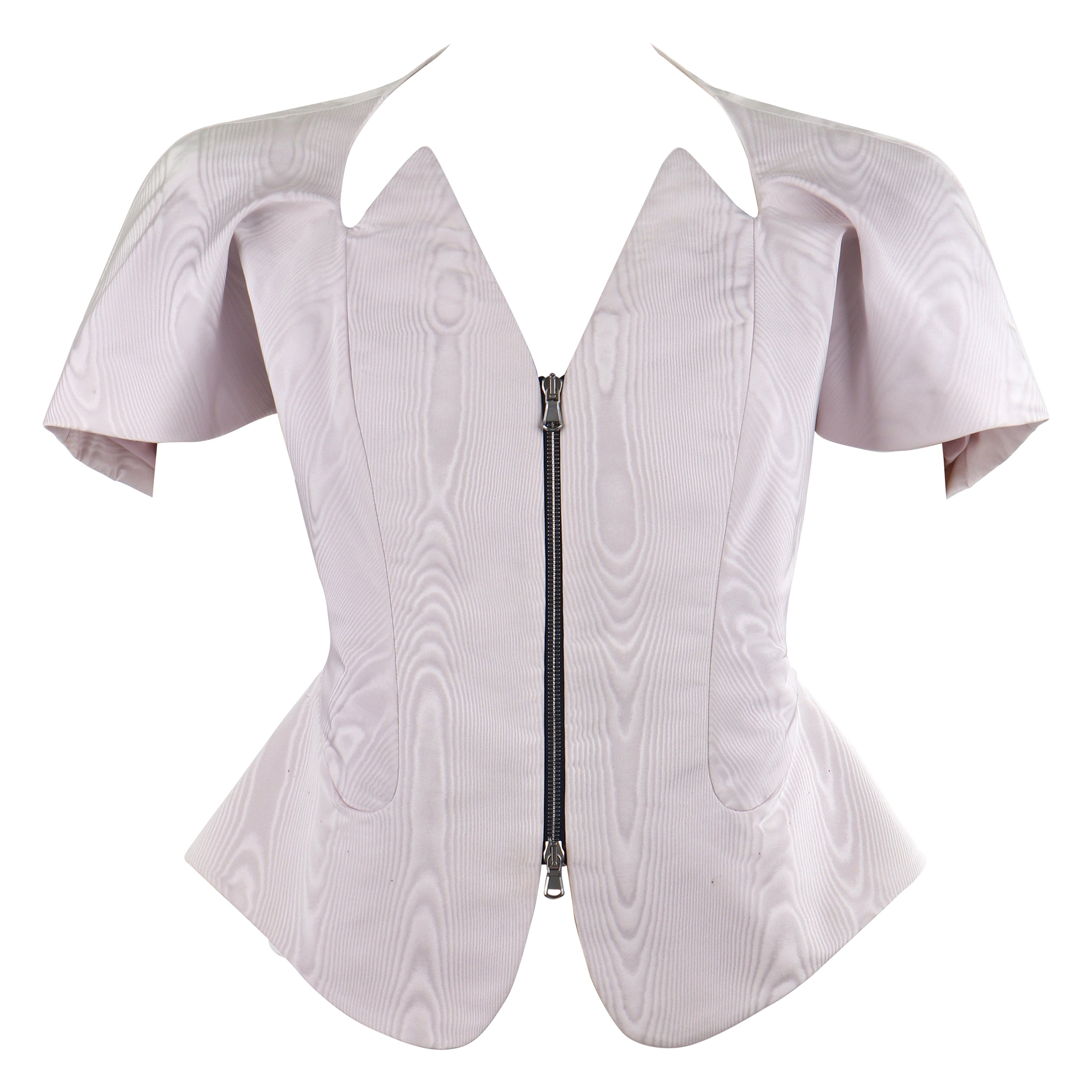 ALEXANDER McQUEEN S/S 2010 "Plato's Atlantis" Lavender Purple Structured Jacket For Sale