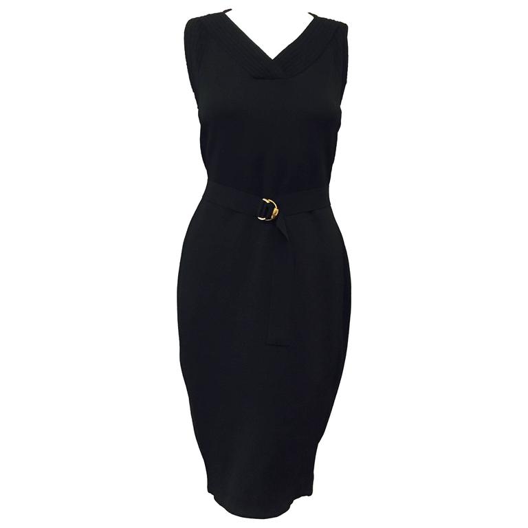 Graceful Gucci Little Black Dress For At 1stdibs Graceful Gucci Little Black Dress For