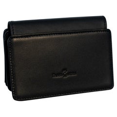 Faber Castell Retro Coin Purse in Black Leather