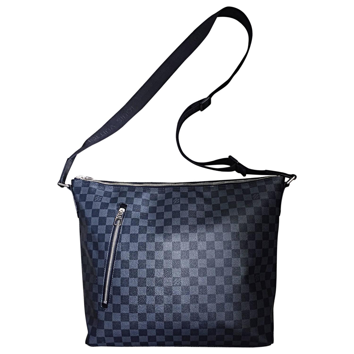 New Louis Vuitton &quot; Mick MM &quot; Damier Graphite Unisex Crossbody Messenger Bag at 1stdibs