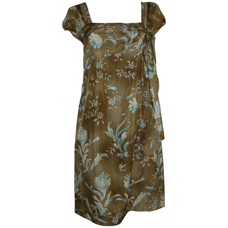 Philosophy di Alberta Ferretti Silk Dress at 1stdibs
