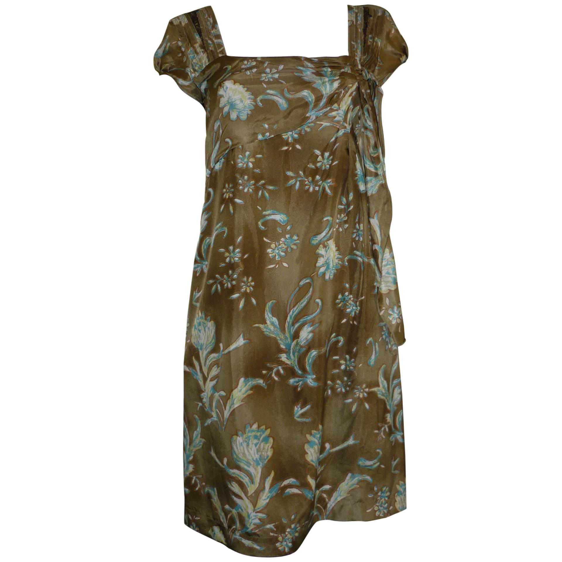 Philosophy di Alberta Ferretti Silk Dress W/T For Sale