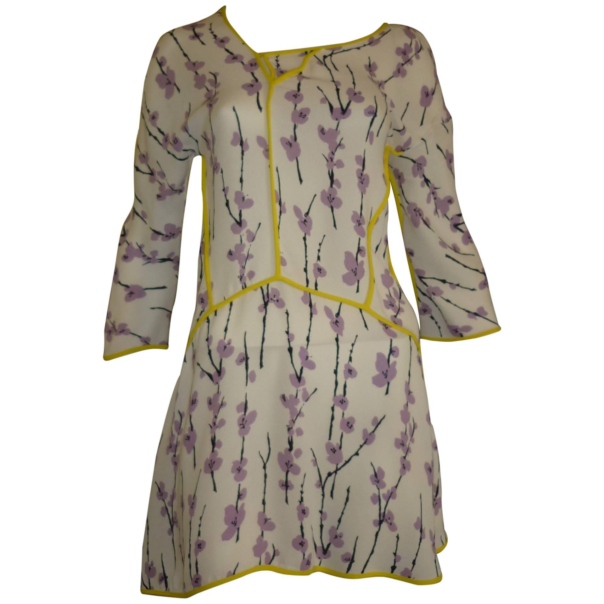 Marni Silk Floral Tunic / Mini Dress 