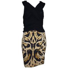 2012 Giambattista Valli Leopard Print Silk Dress (40ITL)