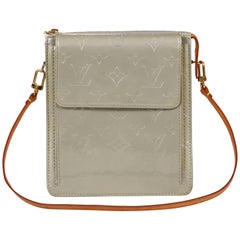 Vuitton Vernis Gray Monogram Bag